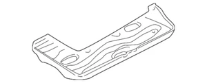 Genuine Mitsubishi Battery Tray MR440935 - Picture 1 of 2
