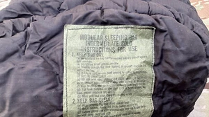 🇺🇸USGI Patrol Sleeping Bag Black for Modular Sleep System - Picture 1 of 14