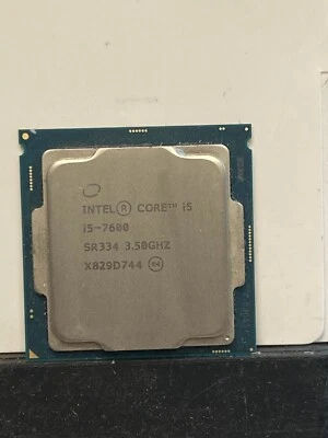 Procesador Intel Core i5-7600 (SR334) @ 3,50 GHz / 6 MB solamente*LOTE DE 10* Foto 1 de 2