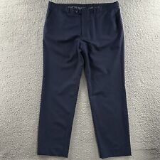 Nautica Mens Pants Blue Size 42x30 Dress Pant Active Stretch Polyester Blend
