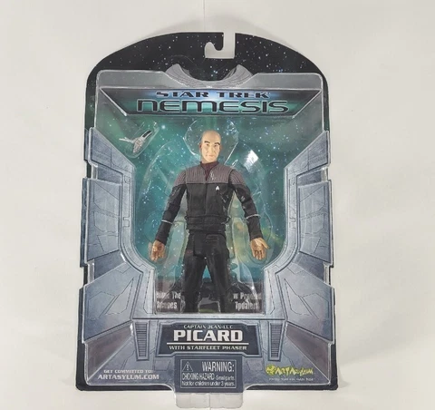 Star Trek Nemesis Captain Picard Figure Art Asylum Diamond Select 2002 NEW Cover