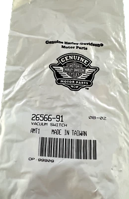 HARLEY DAVIDSON OEM MC Vacuum Operated Electrical Switche VOES OEM 26566-91 - Image 1 of 2