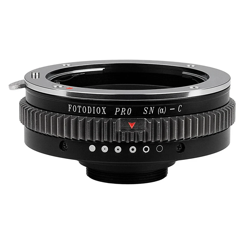 Fotodiox Lens Adapter Pro sony Alpha a-Mount Lens for C-Mount Camera - Image 1 of 3