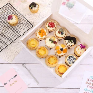 Bakery Packing Box Cupcake Kit 12 Slot Packaging Set with Window Dessert - Picture 1 of 10
