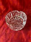 Vintage Waterford Lead Crystal Ash Tray, heavy glass, beautiful pattern