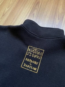 The Rolling Stones Bridges To Babylon Tour Promo Chaleco Chaqueta con Cremallera Para Hombres L/XL Negro - Imagen 1 de 6