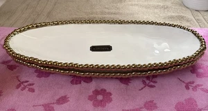 Baroque Collection Servierplatte Oval Tablett 17,25x7,5" 2er Set - Bild 1 von 4