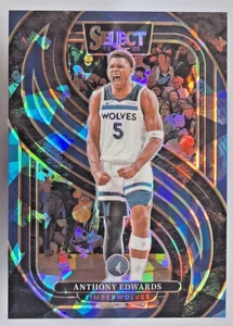 2024-25 Select #130 Anthony Edwards Blue Prizm - Picture 1 of 2