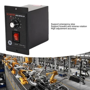 DC Motor Speed Controller Switch Forward Reverse DC Motor Speed Regulator USa - Picture 1 of 10