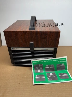 Bell & Howell !! Model 965Q Slide Cube Projector Used !! Works - Image 1 of 4