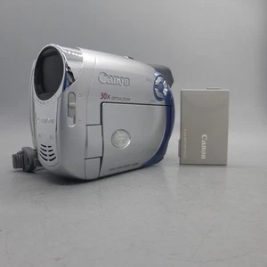 Canon DC201 Handheld DVD-RW Camcorder Silver Tested - Picture 1 of 9
