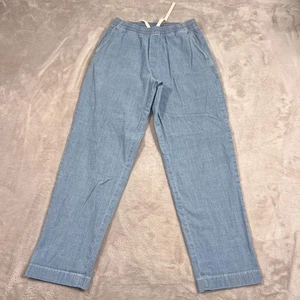 Pantalones Uniqlo Para Hombre Talla Pequeña Azul Cambray Chino Ligeros Pierna Cónica Informales - Imagen 1 de 11