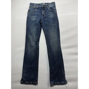 Wrangler Retro Youth Boys Slim Straight Leg Blue Denim Jeans - Sz 12 Slim *READ* - Picture 1 of 6