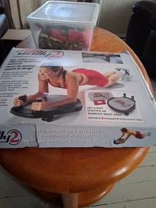 BOX OPEN BUT NEW Ab Slide Abdominal Roller Exercise Workout Wheel As Seen On TV - Picture 1 of 9