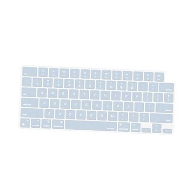  Cubierta de teclado compatible con MacBook Air 15 pulgadas M3 A3114 M2 azul bebé Foto 1 de 4