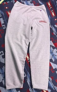 Vintage 90’s Champion Cornell University Jogger Sweatpants Sweats Joggers Sz M - Picture 1 of 11