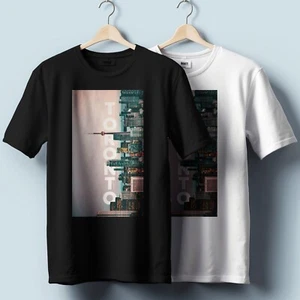 Toronto Cityspace T-Shirt – Skyline Graphic | Unisex Heavy Cotton - Picture 1 of 4