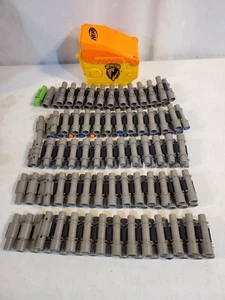 Nerf Vulcan Ammo Belts Lot of 5 with Vulcan Ammo Hopper attachment - Picture 1 of 5