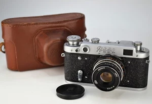 FULLY SERVICED! SOVIET USSR "FED-2" RF camera + INDUSTAR-61 L/D lens M39 (6) - Picture 1 of 10