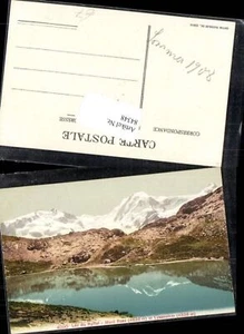 84348,Lac du Ryffel Mont Rose et Lysskamm Zermatt Monte Rosa Kt Wallis - Bild 1 von 1