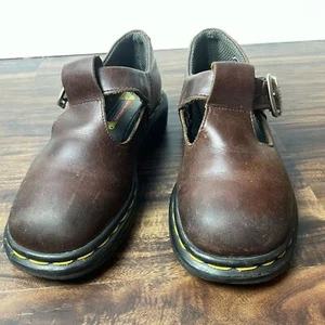 Vintage Dr Martens Made in England T Strap Mary Jane Shoes Girls UK Size 2 - Photo 1/14
