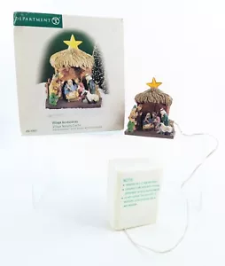 Department 56 Village Accessories Village Nativity Creche 52822 - NIB - Picture 1 of 7