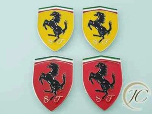 FERRARI SCUDERIA WING SHIELD EMBLEM FENDER BADGE 458 488 550 575 599 California - Picture 1 of 5