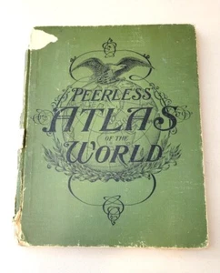 Antique 190? Peerless Atlas of the World - Picture 1 of 14