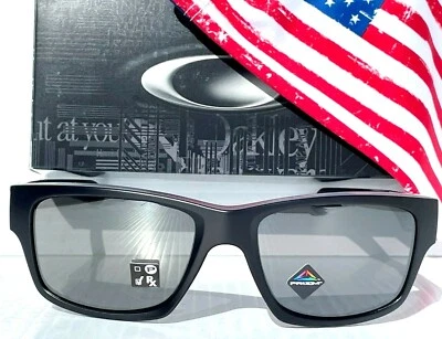 NEW Oakley JUPITER SQUARED Mt Black RWB USA Flag PRIZM Black Sunglass 9135-33 - Image 1 of 4