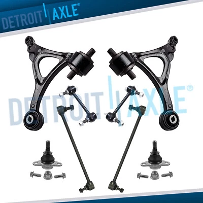 Front Lower Control Arm Ball Joint & Sway Bar Links Kit for 2003-2014 Volvo XC90 - Image 1 of 4