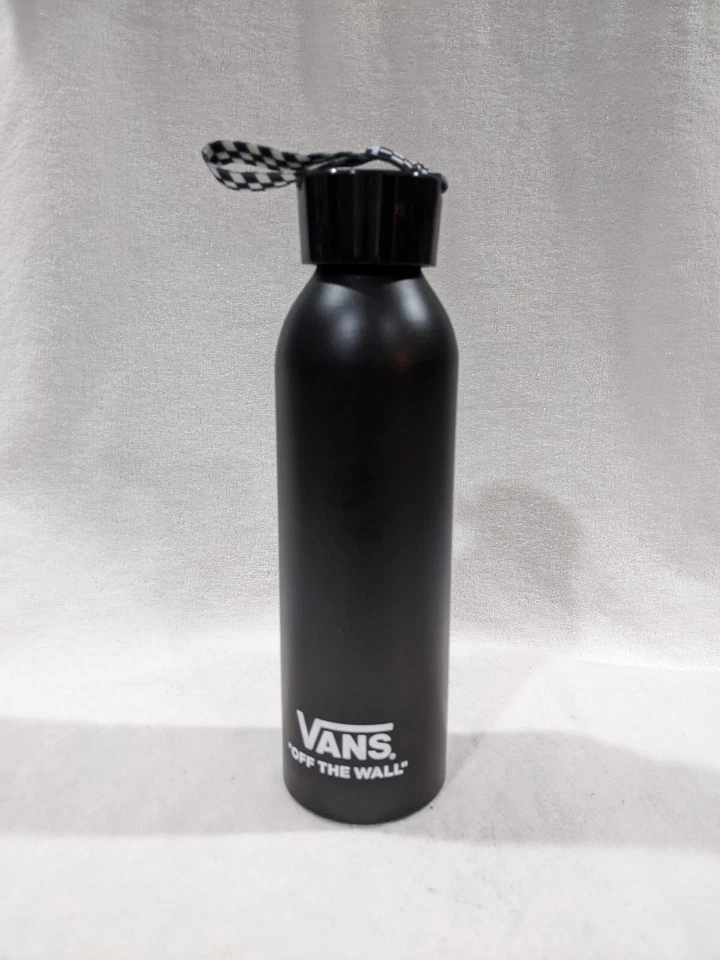 Vans Family Aluminum Water Bottle Black 21.4 oz VN0009M4NOA