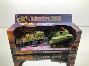 MATCHBOX ADVENTURE 2000 K-2001 RAIDER COMMAND +FIGURES-L17.0cm rare- GOOD IN BOX - Picture 1 of 15