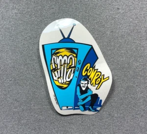 Santa Monica Airlines Conroy Masked Skateboard Sticker 4.90" VTG - Picture 1 of 1