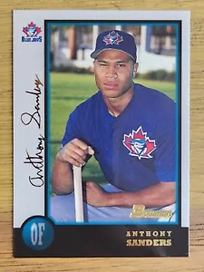 1998 Bowman #95 Anthony Sanders Golden Anniversary 46/50 Toronto Blue Jays - Picture 1 of 3