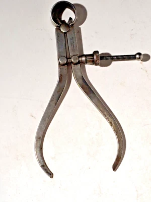Vintage L.S. Starrett 6 1/4" Capacity Flat-leg Outside Caliper USA - Image 1 of 3