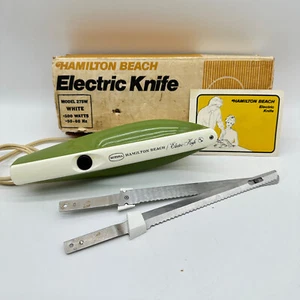 Vintage Hamilton Beach Electric Knife 275W White Scovill Tested & Works - Picture 1 of 3