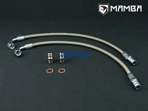 Kit Turbo Water Line 6AN 3/8"Manguera 90Deg-5/8"Barb 100cm Garrett GTX2863R GTX2867R - Imagen 1 de 5