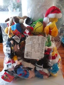 RARE - A LOONEY TUNES YEAR Mini Plush Figures with Tush Tags and Hang Tags NIB - Picture 1 of 2