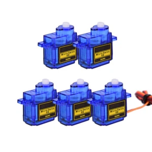 5pcs SG90 9G Micro Servo For Robot RC 450 Helicopter Airplane Glider mini Car - Picture 1 of 12
