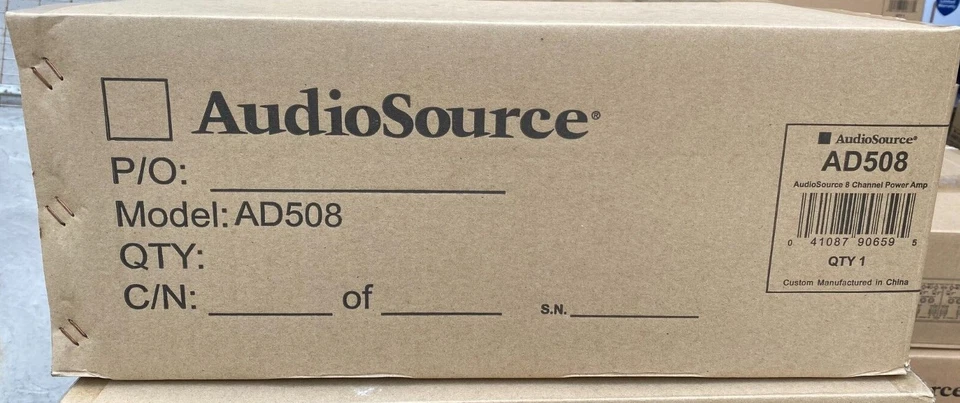 AudioSource AD508 Eight Channel Four Zone Digital Power Amp - Image 1 of 1