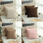 18" Luxury Fluffy Soft Cushion Cover Geometric Pillow Plush Cases Home Decor