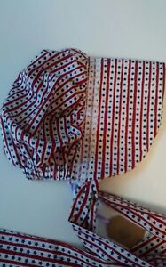 Baby Bonnet~New~stars and stripes😃*Size 6-12 months **Handmade