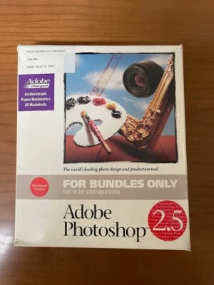 Adobe Photoshop 2.5 Bundle - versione completa per Macintosh [Vintage] - Immagine 1 di 3