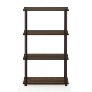 Narrow Small Bookcase Bookshelf Open Shelf For Books With Shelves Storage Slim - Picture 1 of 5