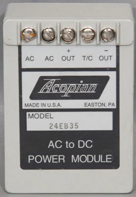 Acopian 24EB35 25 VDC 0.35 A Mini Encapsulated Linear Power Supply - Image 1 of 3