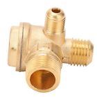 Check Valve Brass Material Thread Connection Aircompressor Pump Parts 1/2X3/8X10