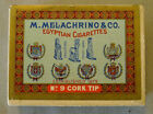 Original Vintage M.Melachrino Egyptian Cardboard Cigarette  Box Package 