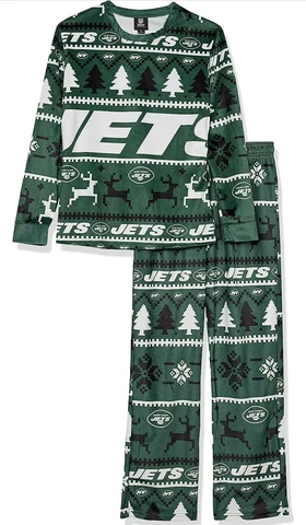 New York Jets NFL Family Holiday Pajamas - Womens - M Cover