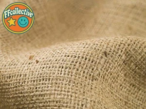 Hessian Fabric Thick 137cm Width Sold By Metre Free Delivery UK - Picture 1 of 12