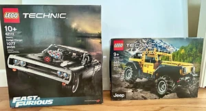 LEGO TECHNIC: Dom's Dodge Charger (42111) + Jeep Wrangler (42122) - Picture 1 of 12